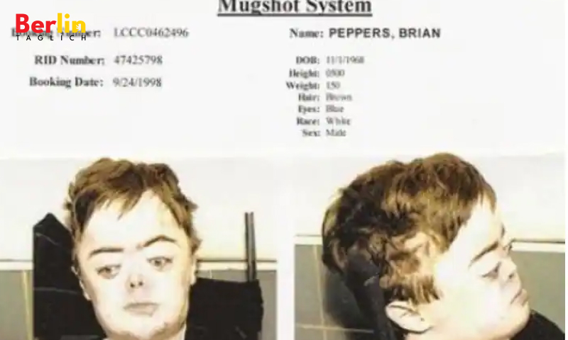 Brian Pepper während seiner Verhaftung Quelle: UGC